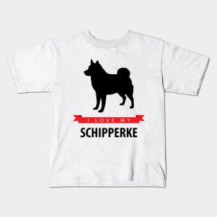 I Love My Schipperke Kids T-Shirt